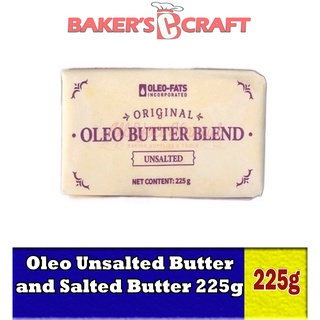 Oleo Unsalted Butter and Salted Butter 225g