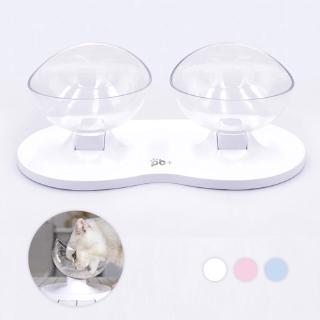 Truelove Rounded Double Adjustable Food Non-Slip Dish Feeder Holder Small Dog Pet Drinking