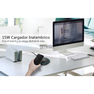 10W Fast Wireless Qi Charger Charging Station Devices For iPhone Samsung Galaxy SKYWARP w567