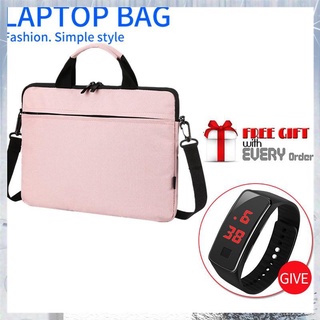 【Available】【Free LED watch】Waterproof Laptop Computer bag hand Shockproof bag 15.6 inches Lapto