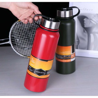 Stainless Steel Vacuum 1.1L Thermal Insulated Bottle Portable Large Capacity Kettle