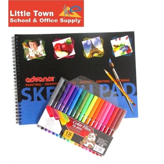 sketch booksSet Advance Sketch pad 9x12 inches 25 Sheets and 12 color