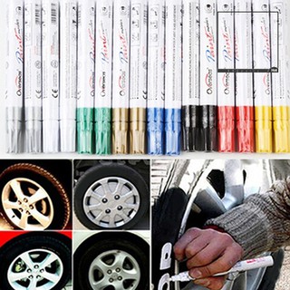 BBQ_Universal Waterproof Permanent Paint Marker Pen Car Tyre Tire Tread Rubber Metal