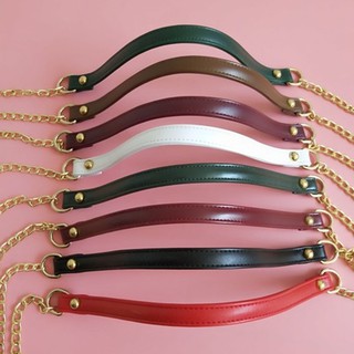 120cm Pu Metal Chain Shoulder Bag Handbag Buckle Handle DIY Belt Bag Strap