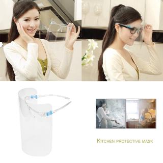 【RPH】（Salamin + Mask）waterproof and Anti-fog Dental Face Shield Anti-fog Mask Protective Isolation Glasses (4)