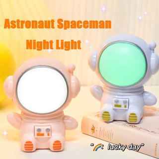<24h delivery>W&G LED USB Lamp Astronaut spaceman night light led colorful color changing bedside ornaments night light