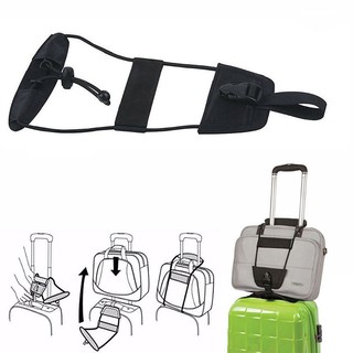 Travel Luggage Bag Bungee Suitcase Adjustable Belt Backpack Carrier Strap (2)