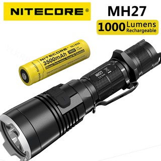 NITECORE MH27 1000 lumens CREE XP-L HI V3 LED RGB tri-color light source high intensity flashlight without battery