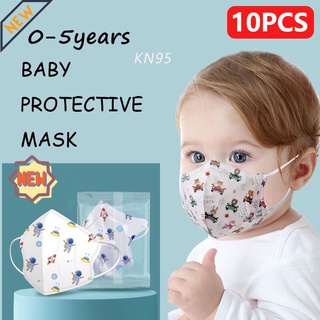 20 pcs KN95 0-3 years old baby facemask with adjustable buckle 3D stereoscopic born baby mask is suitable for 0-36 months baby and toddler infant