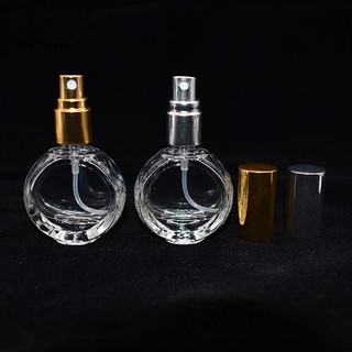 MORE☺10ml Clear Reusable Refillable Travel Perfume Atomizer Glass Pump Spray Bottle