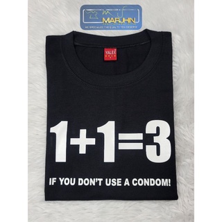 1+1=3 FUNNY SHIRT Unisex Statement Minimalist Tshirt