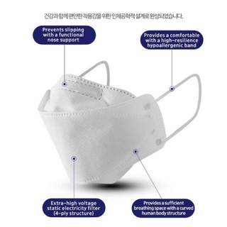 J S-2# Mask KF94 Face Mask 3 Layer Non-woven Protection Filter 3D Anti Viral Mask Korea style (3)