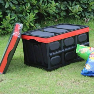 Collapsible Crate Car Backup Plastic Storage Box (1)