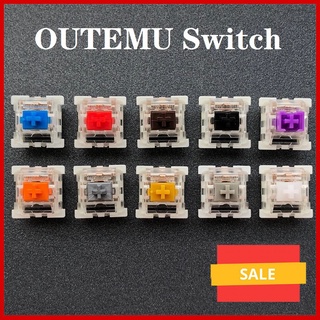 Outemu Switch Mechanical Keyboard Switch 3Pin Clicky Linear Tactile Silent Switches RGB LED SMD Gami