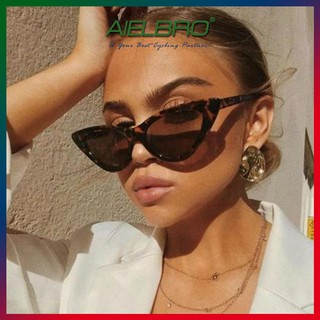 AIELBRO Fashion Wiper Shades Hip-Hop Small Cat Eye Clout Sunglasses Women Eyeglasses with Retro
