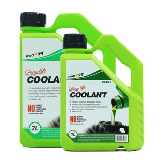 PRO99 Ready to Use Long Life Coolant Green Blue Pink 1L & 2L (7)