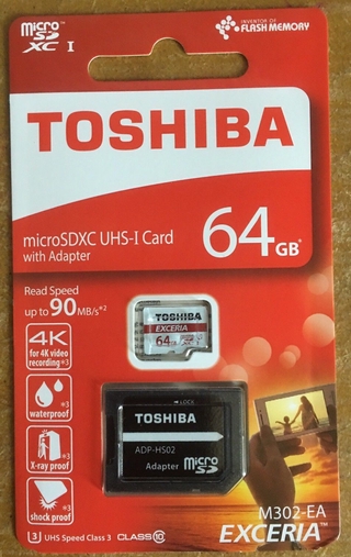 Toshiba Exceria M302 64GB Micro SD Memory Card 90 MB/s 4K Authentic Guaranteed