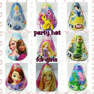 10pcs Party Hats Birthday Party Character Theme Party Needs Supplies