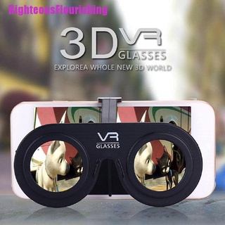 Righteousflourishing Mini Folding Virtual Reality Glasses 3D VR Smartphone Portable IOS Android