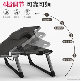 Folding bed single bed home adult lunch break bed siesta recliner folding office simple bed marching escort bed