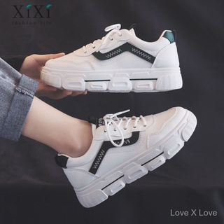【Ready stock】Summer new thick-soled sports shoes Korean women's shoes (7)