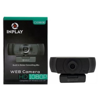 【Ready Stock】✴INPLAY C1080E webcam 1080p HD computer camera/Laptops camera/USB 2.0 HI-SPEED