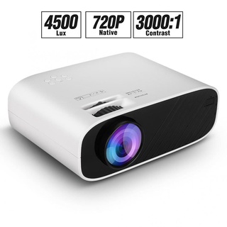 Ready Stock 2020 Newest Projector 4K Projector Full HD 1080P Portable Mini Projectors Home Theater Support Multi-media HDMI USB Android WiFi Proyector LCD LED Proyector Movie Projektor Phone Smartphone 0718