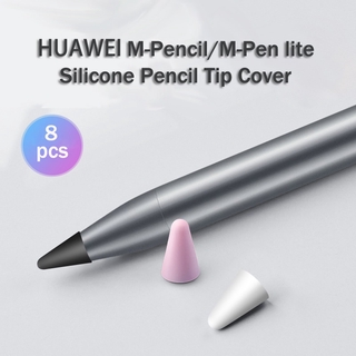 8pcs Touchscreen Pen Nib Case For HUAWEI M-Pencil Silicone Pencil Tip Cover For HUAWEI M-Pen lite Cap Protector Stylus Pen Case