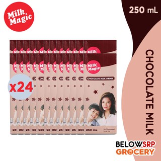 BelowSrp Grocery Milk Magic Healthy Chocolate Milk Drink 250ml (Set of 24) - Nutritious Baon Pack