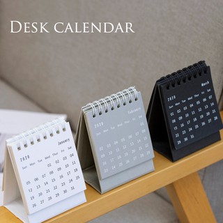 Simplicity Coil Desk Calendar Mini 2020 Innovative Flip Calendar Desk Decorative Calendar (1)