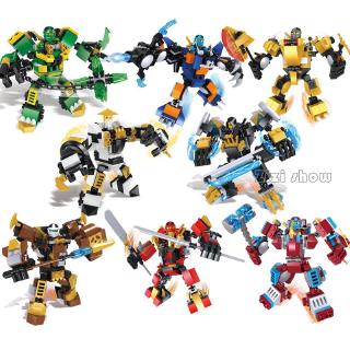 Compatible Lego Building Blocks Ninjago Figure Robot Machine Armor Block Toys