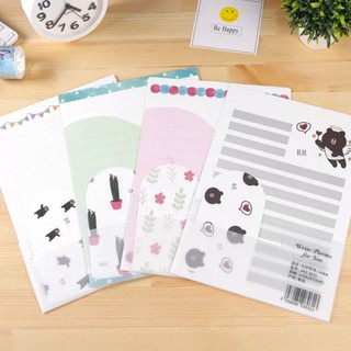 [Ms.Three]Cute bears letter paper Natural&refreshing style envelope&stationery