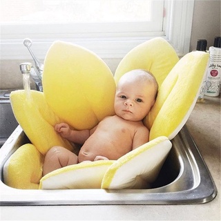 Baby bath tubNewborn Baby Flowering Sink Bath Tub Folding Blooming Sunflower Bathroom Bath Tub For B