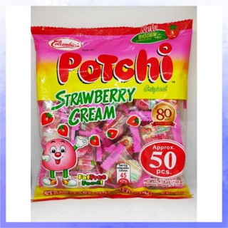 Potchi Strawberry Cream Flavor Gummy Chewy Candy