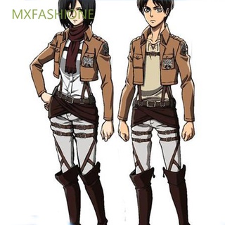 MXFASHIONE Fashion Anime Harness Belt Cosplay Attack on Titan Shawl Belt Suit Adult Costumes Recon Corps Shingeki No Kyojin Adjustable Leather Shorts/Multicolor