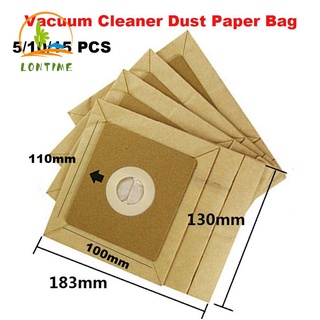 LONTIME 5/10/15Pcs New Dust Paper Bag One-off Garbage Disposal Filter Bag Efficient Eco-friendly HOT High Quality Vacuum Cleaner Part