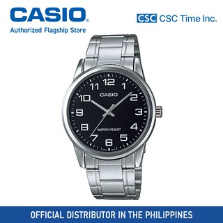 Casio (MTP-V001D-1BUDF) Silver Stainless Steel Strap Quartz Watch for Men (1)