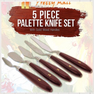 HOT 5Pcs Mixed Palette Knife Painting Set Palette Spatula Scraper For Artist Oil Painting Art Sup