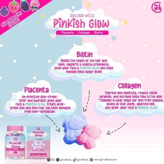 【spot】【Fast shipping】 G21 Pinkish Glow (Placenta, Collagen, Biotin)