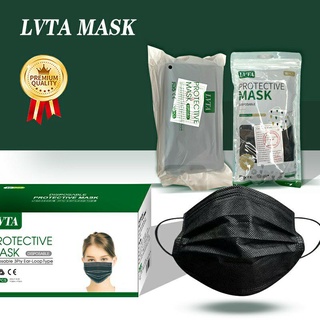 LEGIT LVTA BLACK Disposable Facemask /3ply 50pcs/box (1)