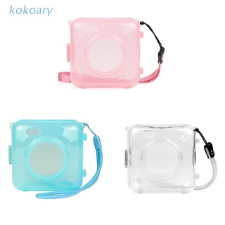 KOK Thermal Printer Case Colorful Silicone Protective Crystal Shell Cover with Strap for Paperang Printer p1/P2 Anti-dust