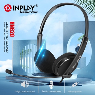 InPlay Headset Hn620 USB Type Noise Cancelling with Microphone For work & online class
