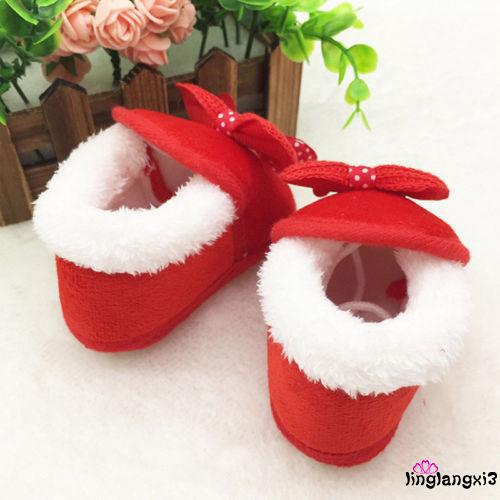 GAG-Baby Girl Soft-soled Walking Shoes Bowknot Pram Crib (4)