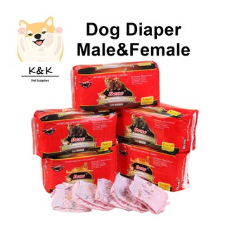 【Ready Stock】๑Dono Disposable Dog Diapers | Male and Female Dog