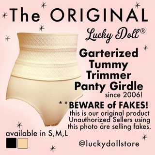 Lucky Doll® Original Garterized Shaper Waist Tummy Trimmer Slimming Panty Waist Cincher Girdle (1)