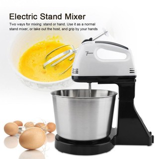 New Upgraded Version Scarlett 7-Speed Portable Electric Hand Mixer with Stand and Stainless Bowl