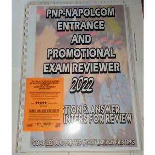 NAPOLCOM ENTRANCE & PNP PROMOTIONAL EXAM REVIEWER COMPLETE 2022 UPDATED (1)