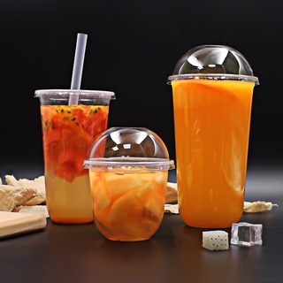 Plastic Cups / Milk tea Cups - U Cups 95mm 50 pcs (Choose Your Lids)