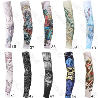 Set 1 Pair Anti-UV/Dust Hand Sock Arm Sleeves Ice Silk Fishing Motorcycle Bicycle Men Unisex Tattoo Sleeve