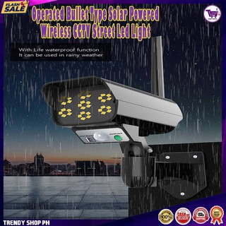 lightsroom decor▧Original Easy to Install Remote Operated Bullet Type Solar Powered Wireless Cctv St